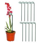 Urban Plant Garden Stakes - Metal Plant Support Sticks | Home Garden Accessories Metal, Indoor and Outdoor Plant Support Sticks (18 Inch, 10)