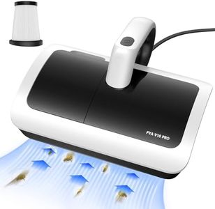 FYA Bed Vaccum Cleaner V10 Pro, High-Frequency Double Beat UV Mattress Vacuum, Corded Handheld Vacuum for Bed with 13Kpa Strong Suction, Vacuum of Bed Mattress Sofas, Pet Hair and Carpets
