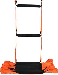 16 Feet Fire Escape Ladder Emergency Fire Ladder for 2-3 Story Homes Reusable Portable Safety Ladders for Windows, Balconies and Sailboats, Kayaks and More