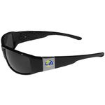 NFL Siskiyou Sports Fan Shop Los Angeles Rams Chrome Wrap Sunglasses One Size Black