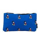 Loungefly Make Up Bags Disney Mickey Mouse Print Blue Pouch Blue