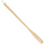 XTRACARE 55cm Bamboo Shoe Horn - Long Handled Wooden Shoehorn,Wood Shoe Horn For Men Women The Elderly,Shoe Horn with Leather Grip for Seniors Pregnant Back Pain