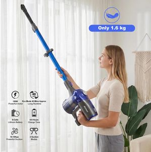 Akitas V8 3-in-1 Cordless Vacuum Cleaner – Handheld & Upright, 22.2V Rechargeable