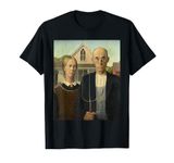 American Gothic by Grant-Wood, Pop Art T-Shirt