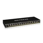 NETGEAR 16-Port Gigabit Ethernet Unmanaged PoE+ Switch (GS316P) - with 16 x PoE+ @ 115W, Desktop/Rackmount/Wallmount, Sturdy Metal