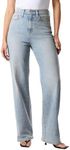 Levi Strauss Signature Gold Women's Heritage High-Rise Loose Straight Jeans Stretch Denim (Available in Plus), (New) Diamond Detour, 10