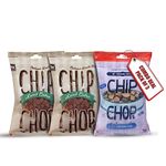 Chip Chops Combo of 1 Freeze-Dried Single Ingredients Chicken Liver Dog Treats and 2 Pack of Chip Chops Lamb Cubes Dog Treats with High Protein for All Dog Breeds and Life Stages