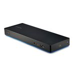 HP USB-C G4 Docking Station with 90W Power and Multimedia Ports (3FF69AA), Black