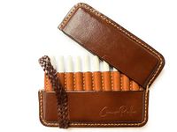 Ciao Pelle Leather Cigarette Case (Brown)