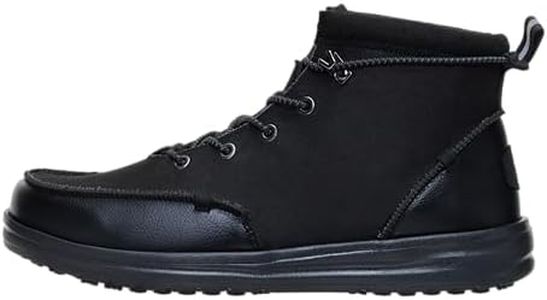 HEYDUDE Bradley Work CE Black Size 11, Men's Boots, Pull on Boots, Comfortable & Light-Weight