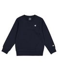 Champion Boy's Legacy Basics B-Ultralight Powerblend Fleece Crewneck Sweatshirt, Navy Blue, 13-14 Years