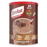 SlimFast Meal Replacement Shake for Weight Loss & Balanced Diet, Vitamins and Minerals, Low Calorie, High Protein, Chocolate Flavour, 50 servings, 1.875 kg, Packaging May Vary