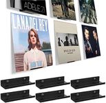 BiJun Vinyl Wall Mount 6 Pack, Blac
