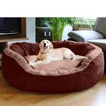 DRILLY Washable dog/cat bed for small | medium | large |extra large | XXL | XXXL |4XL size dogs | cats | puppy | pet | rabbit | persian cat | indoor cat (4XL)