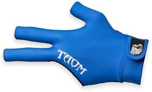 TAOM Midas Billiard Pool CUE Glove (Yale Blue, Large, Left)