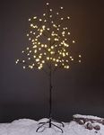 Lightshare Cherry Blossom Tree 5FT 128 LED Lighted Tree for Decoration Inside and Outside , Home Patio Wedding Festival Christmas Decor , Warm White