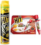 HIT Anti Roach Gel - Cockroach Killer (20g) & Flying Insect Killer - Mosquito & Fly Killer Spray & Malaria, 700ml