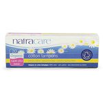 Pack of 4 x Natracare Organic Cotton Tampons - Super Plus - 20 Pack