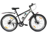 Tata stryder Hector Cycle in 24" Wheel Size with Dual disc Brakes in Water Decals Stickers for Age Group 10 to 13 Years