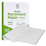 Comfy Package [16 x 24 Inch - 100 Count] Pre-Cut Parchment Paper Baking Sheets, Non-Stick - Parchment Paper Sheets for Baking & Cooking - White