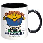 Bomblighters MRS CARLISLE United mug football mug - merchandise gift for her