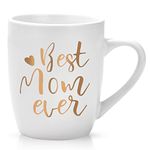 Joymaking Best Mom Ever Coffee Mug Mother’s Day Gifts for Mom Birthday Christmas Gifts for Women Mothers Day Gifts from Daughter Son Kids Ceramic Coffee Mugs Cups 12oz