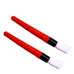 Ear Lobe & Accessories Face Brush Small pack of 2pcs Multicolor