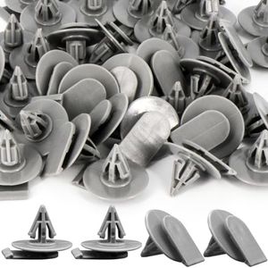 PAGOW 25pcs Wheel Arch Trim Clips, Exterior Plastic Fender Replace OEM: 07-13-2-757-821 Accessories for Mini Cooper R50 R52 R53 R56 - Grey