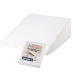 THE GRAND Wedge Pillow Protector Poly-Cotton - Soft Zippered Wedge Pillow Case - Breathable & Machine Washable (25 x 25 x 10 x 2”)