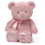 Baby GUND My First Teddy Bear, Ultra Soft Animal Plush Toy for Babies and Newborns, Pink, 10”