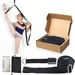 KimDaro Leg Stretcher, Door Flexibility & Stretching Leg Strap - Great for Ballet Cheer Dance Gymnastics or Any Sport Leg Stretcher Door Flexibility Trainer Premium Stretching Equipment (Black)