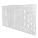 TORACK 3Pcs Metal Pegboard Panels(16x24 inch) for Wall Garage Utility Tools Pegboard Storage System for Workbench, Shop, Shed Modular Peg Board Organizer Board Kit(Pack of 3, Grey)