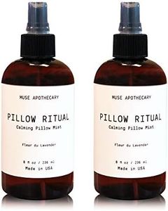 Muse Apothecary Pillow Ritual - Aromatic, Calming and Relaxing Pillow Mist, Linen and Fabric Spray - Infused with Natural Aromatherapy Essential Oils - 8 oz, Fleur du Lavender, 2 Pack