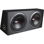 Cerwin-vega Mobile CERXE10DV XED Series XE10DV Dual 10-Inch Subwoofers in Loaded Enclosure, Black