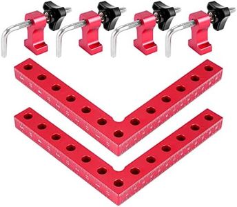 Dovhmoh Positioning Squares Right Angle, Aluminum Alloy L-Type Corner Clamp Woodworking Carpenter Clamping Tool