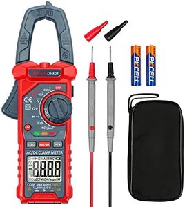 AstroAI Digital Clamp Meter Multimeter 4000 Counts Auto-ranging Amp Tester Measuring AC/DC Voltage & Current, Resistance, Capacitance, Frequency, Continuity, Live Wire Test, NCV Detection