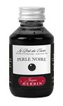 Herbin Fountain Pen Ink -100Ml Perle Noire