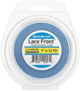 ABL Supplies Genuine Walkers Tape Lace Front Wig Adhesive Tape, Double Sided Tapes, Extra Strong Hold, Used for Wigs & Hair Extensions (12 Yards 1 Inch)