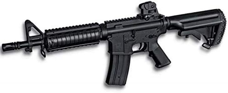 Golden Eagle Replica M16 M4A1 Arma Airsoft ELECTRICA AEG Metal Gear Box 662 Potencia 0,50 Julios Airsoft Paintball Caza Supervivencia bushcraft Camping Outdoor 35809 + Portabotellas de regalo