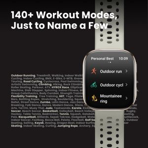 Amazfit Bip 6 Smart Watch 46mm – Black Fitness Tracker