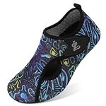 LeIsfIt Wide Swim Water Shoes for W