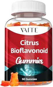 Citrus Bioflavonoid Complex Supplement 1000mg – Antioxidant & Wellness Gummies with Plant-Based Bio-Flavonoids – Sugar-Free, Chewable Formula, Non-GMO, Gluten-Free, Soy-Free – 60 Vegan Chews