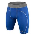 TCA Boys' Pro Performance Compression Base Layer Thermal Under Shorts - Varsity Royal, 6-8 Years