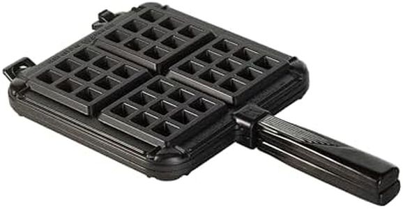 Nordicware 15040 Cast Aluminum Stovetop Belgium Waffler , Black