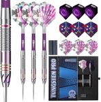 CyeeLife Professional Tungsten Steel Tip Darts 23g,Gift Box Packaging