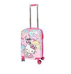 D's PARADISE Kid's 20 Inches hardcase Hello Kitty Cartoon Print Travel Trolley Bag Suitcase Luggage for Girl's and Boy's