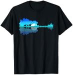 Guitar Lake Shadow Love Guitar Musician T-Shirt