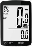 Nellvita Wireless Bike Computer, 20 Multi-Functions, Real Waterproof Bicycle Speedometer, Cycling Odometer with 3'' Large LCD Display(Simple to Read), Easy to Use