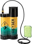 Geyser System Portable Shower & Cleaning Kit Used with Camping Stove for Camping, Overlanding, & Outdoor Recreation - Standard (No Heater)