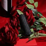 MMCCHB Low Temperature Candles, Romantic Candles, Wax Low Heat drip Candles, Couple Valentine's Day Candles (red, Black, Pink) (Black)